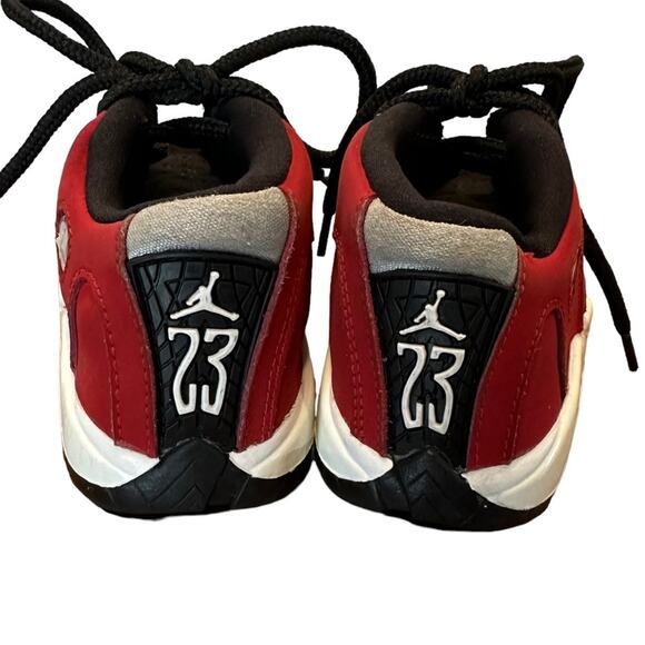 Nike Air Jordan 14 Retro TD Gym Red 312093-006 Toddler Size 10C - Picture 5 of 9